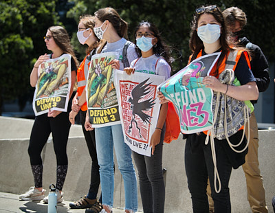 Stop Line 3 Activists Rally At US Army Corps Of Engineers Office:July 16th, 2021